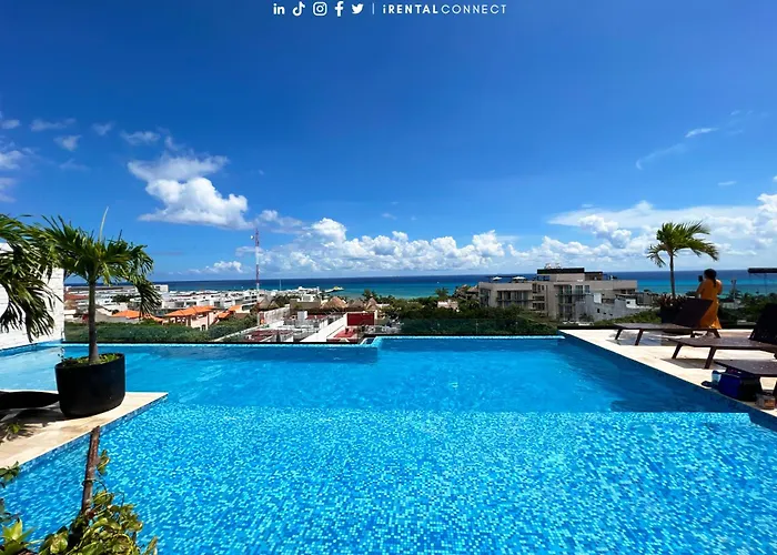 New Studio P-2, Alberca, Sauna, Vista Al Mar Y 5Ta Av Ir04