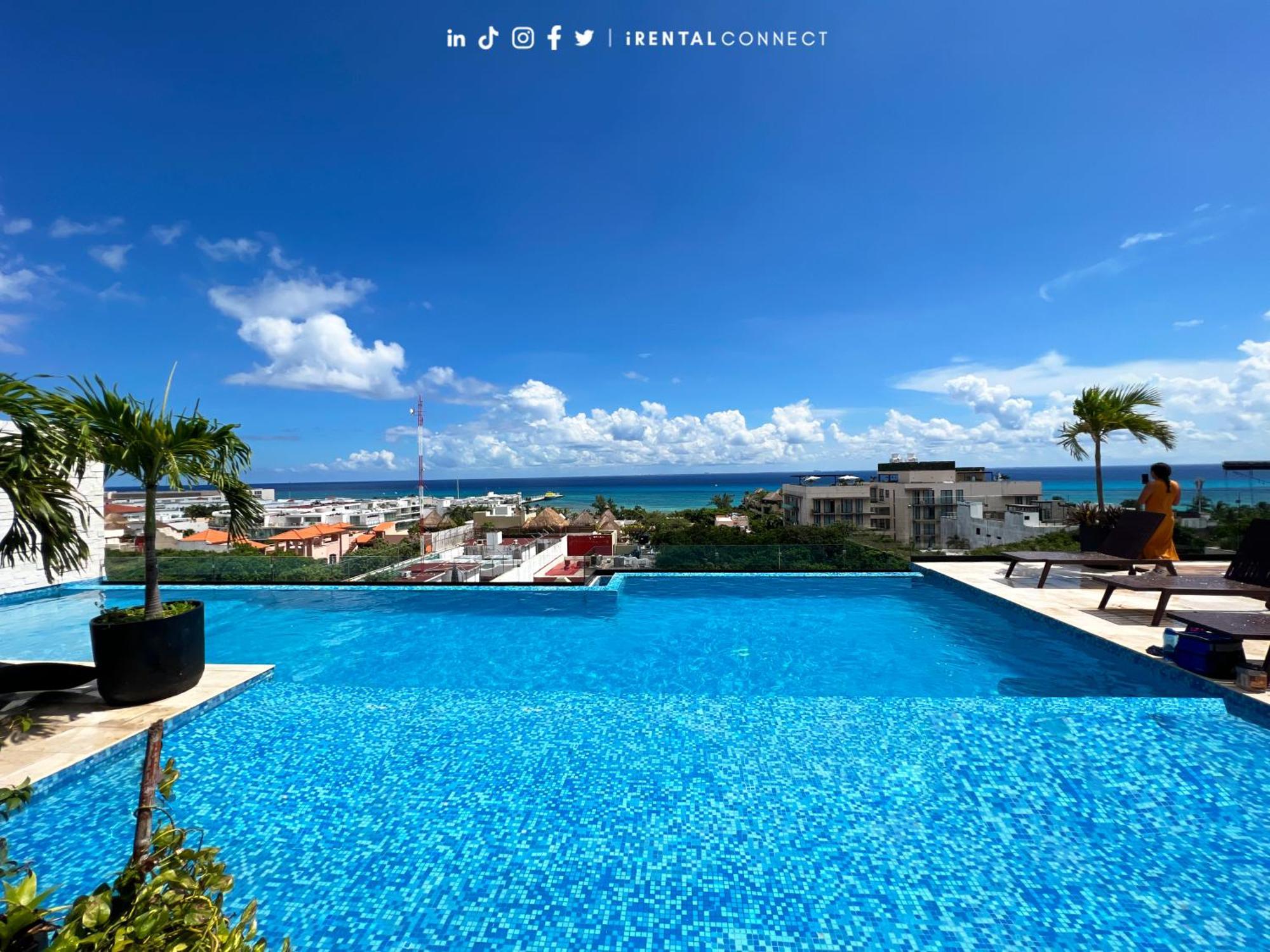 New P-2, Alberca, Sauna, Vista Al Mar Y 5ta Av Ir04 Playa del Carmen